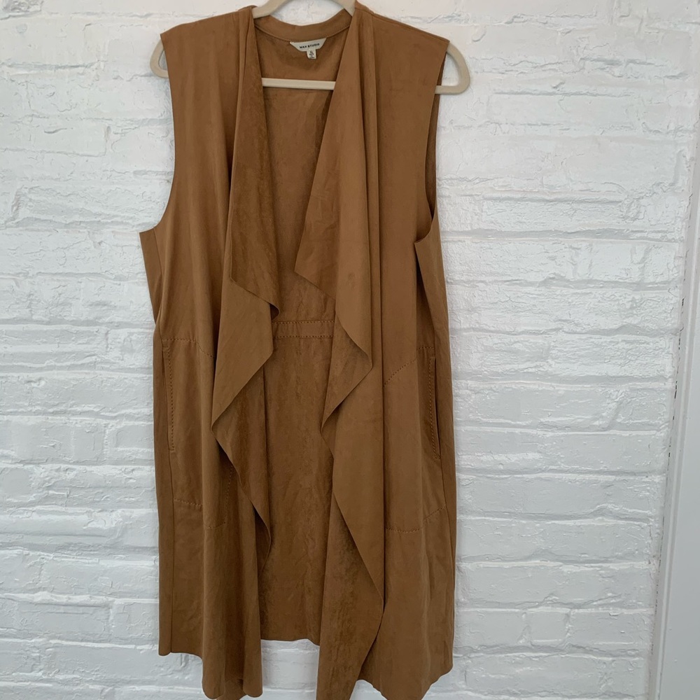 Max Studio suede vest